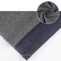 China factory custom TR mini jacquard dobby suiting houndstooth tecido poliester faux woolen fabric